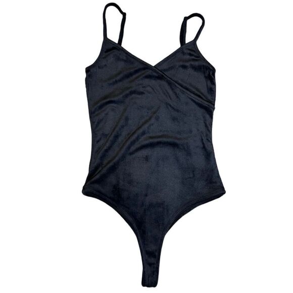 Garage velvet bodysuit black size medium - Picture 1 of 11
